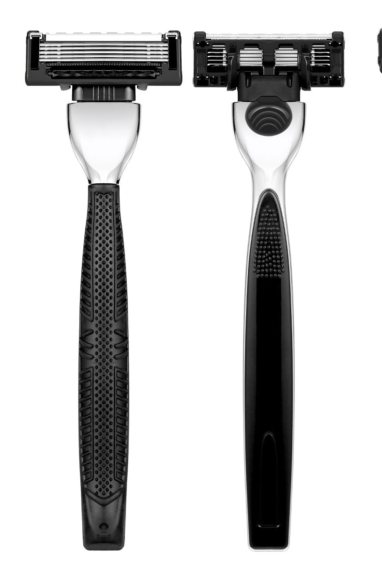 4PCS-Radco AVIATOR 5 Series Men's Replaceable Manual Razor-5 Blades-Match with Gillette Mach3 Series Razor Handle